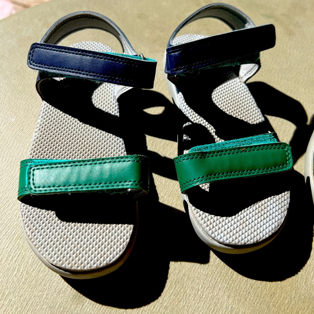 Summer Velcro Platform Sandals, EUC (worn once)